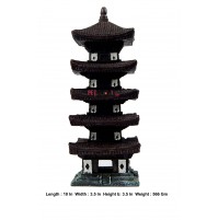 Chinese Temple With White Pillars Aquarium Toy